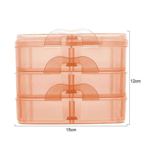 caixa organizadora ut877 salmon-regua